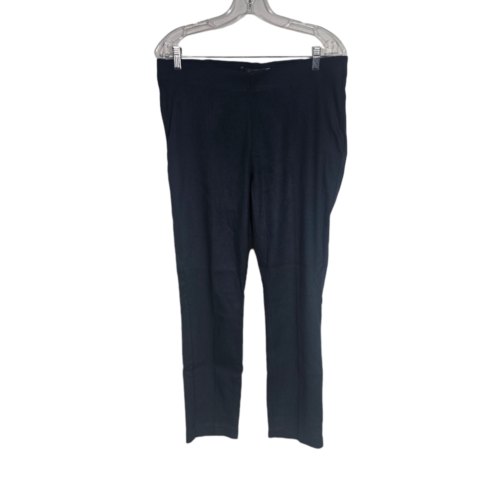 Crosby Women's size 12 Blue Pullon Stretchy Slacks Casual Pants